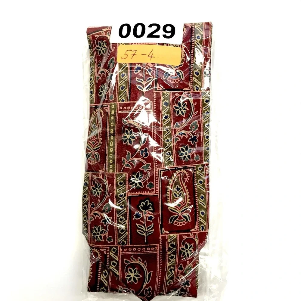 ✅Zenio Silk Mens Tie Red Paisley Floral Jacquard ❗️Handmade Silky Smooth #️⃣0029